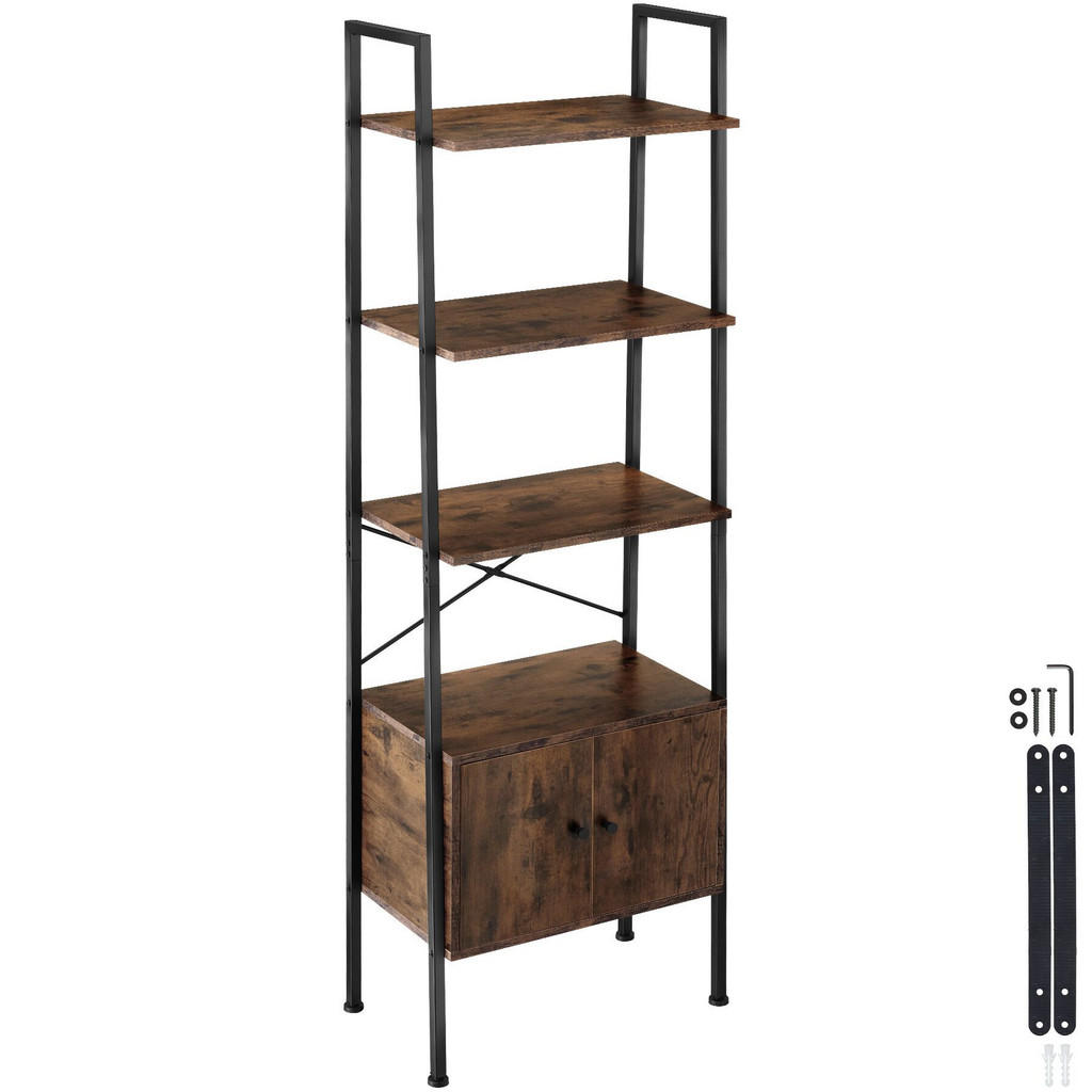 tectake Leiterregal, Rost, Holzwerkstoff, Beton Optik, Rechteckig, 34x173x57.5 cm, Wohnzimmer, Regale, Bücherregale tectake Leiterregal, Rost, Holzwerkstoff, Beton Optik, Rechteckig, 34x173x57.5 cm, Wohnzimmer, Regale, Bücherregale von tectake