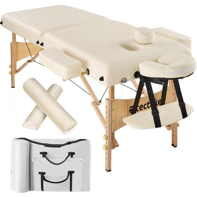 tectake MASSAGELIEGE Beige