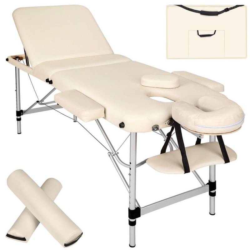 tectake MASSAGELIEGE Beige