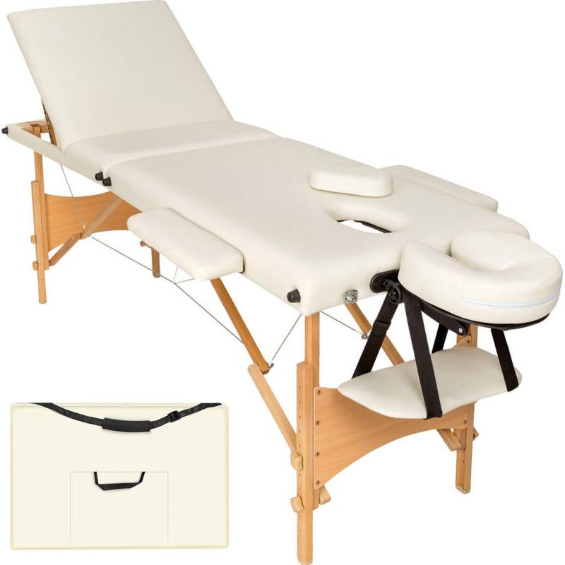 tectake MASSAGELIEGE Beige