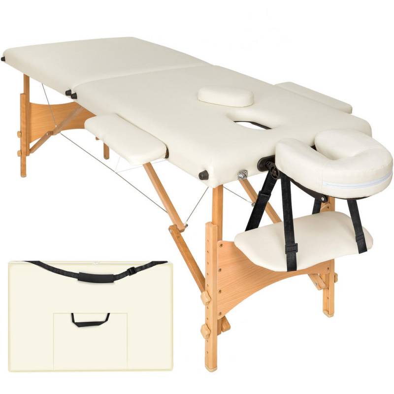 tectake MASSAGELIEGE Beige