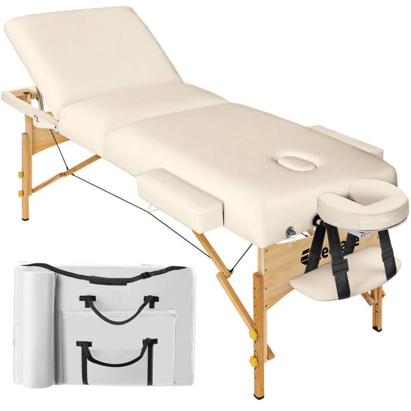 tectake MASSAGELIEGE Beige