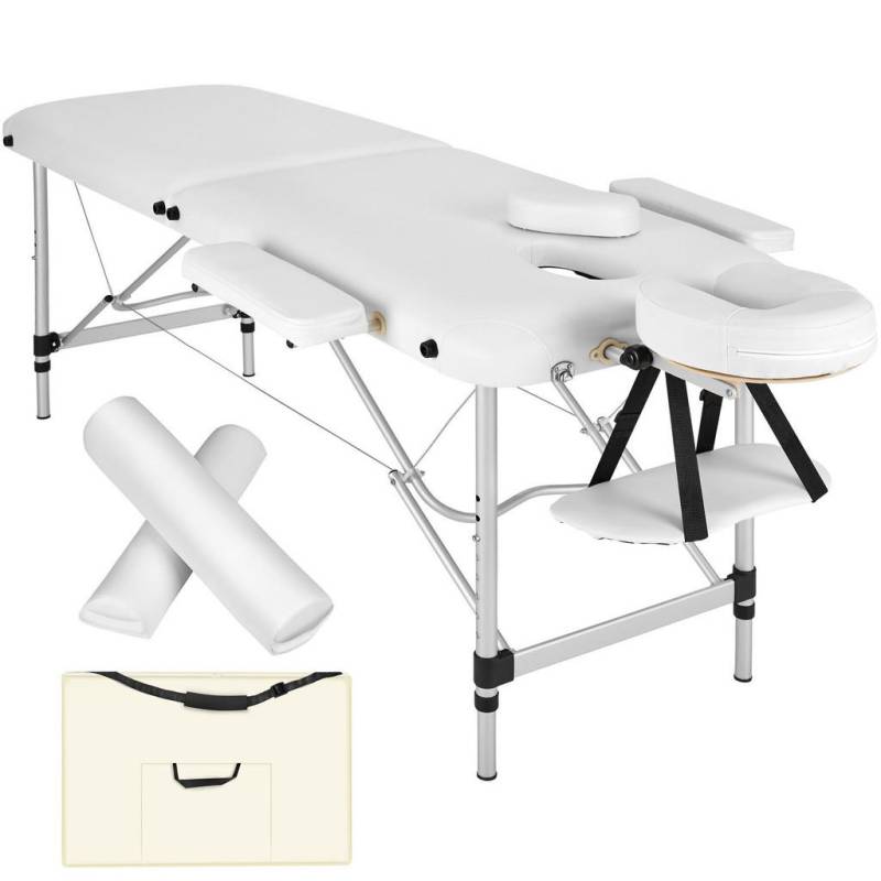tectake MASSAGELIEGE Weiß