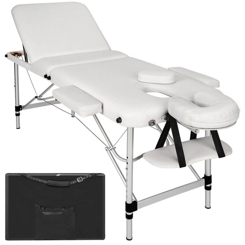 tectake MASSAGELIEGE Weiß