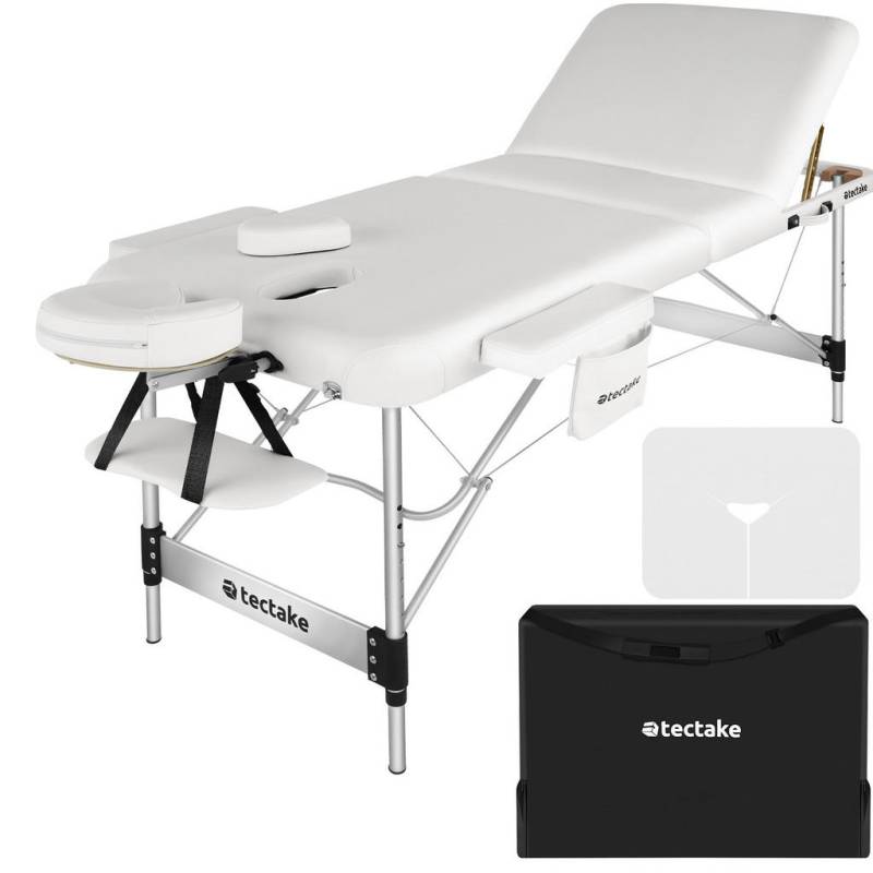 tectake MASSAGELIEGE Weiß