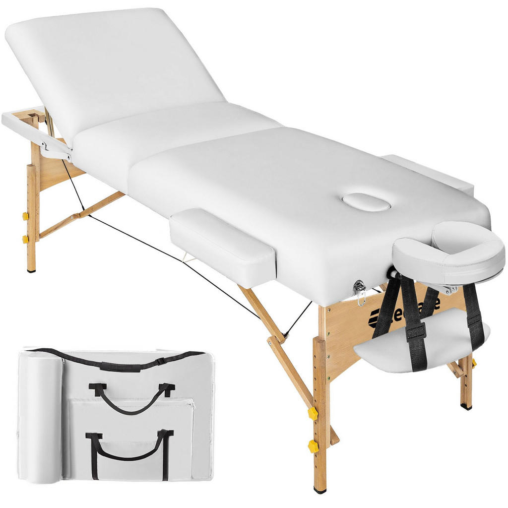 tectake MASSAGELIEGE Weiß tectake MASSAGELIEGE Weiß