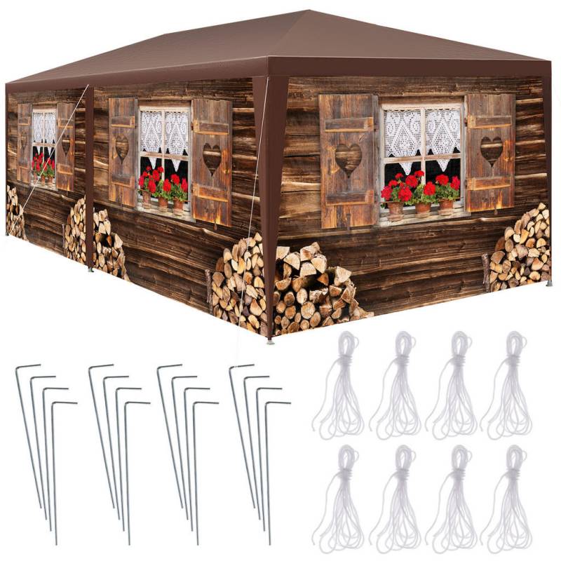 tectake PAVILLON Braun
