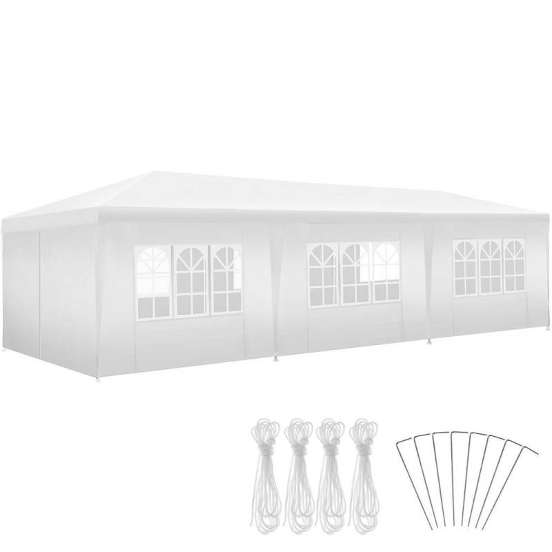 tectake PAVILLON Weiß