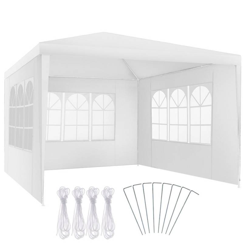 tectake PAVILLON Weiß