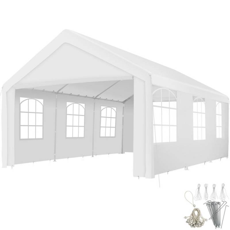 tectake PAVILLON Weiß