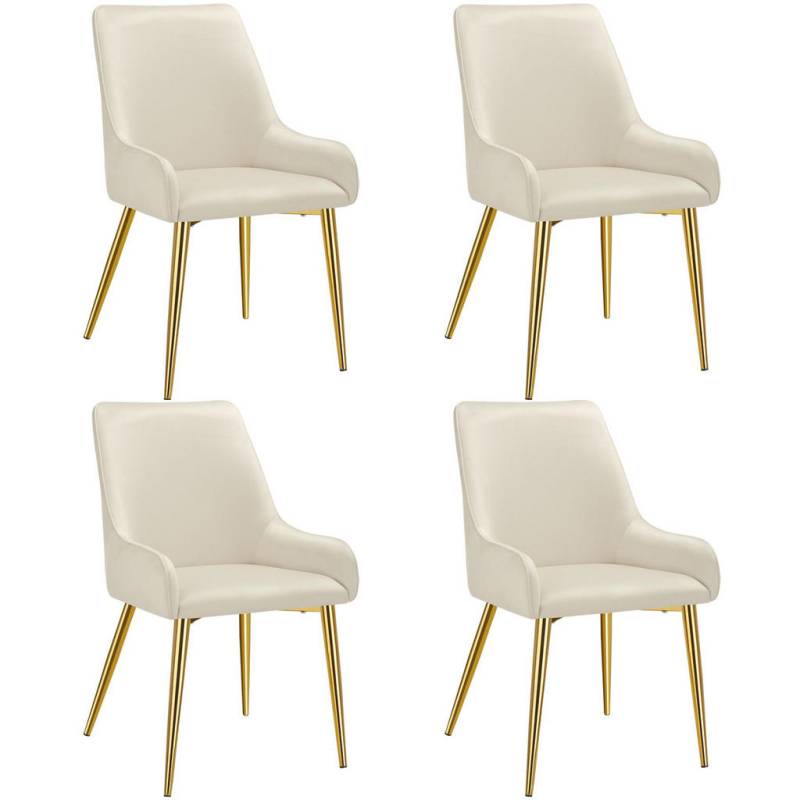 tectake POLSTERSTUHL Beige