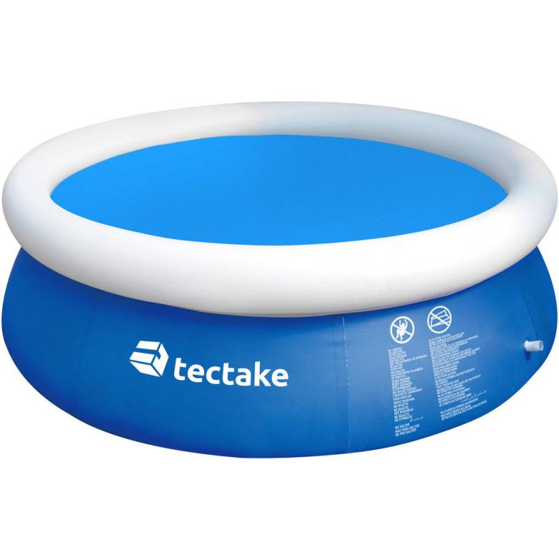 tectake POOLABDECKUNG Blau