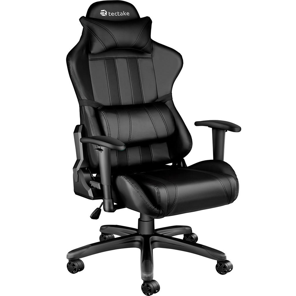 tectake Racing, Schwarz, Leder, 70x135.5x75 cm, Kinder- & Jugendzimmer, Jugendmöbel, Gamingstühle tectake Racing, Schwarz, Leder, 70x135.5x75 cm, Kinder- & Jugendzimmer, Jugendmöbel, Gamingstühle von tectake