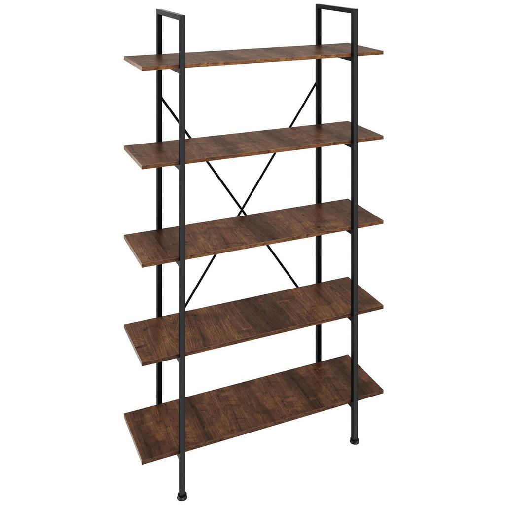 tectake Regal, Rost, Holz, Beton Optik, Rechteckig, 34.5x179.5x106 cm, Wohnzimmer, Regale, Bücherregale tectake Regal, Rost, Holz, Beton Optik, Rechteckig, 34.5x179.5x106 cm, Wohnzimmer, Regale, Bücherregale von tectake