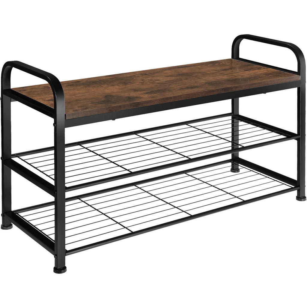 tectake Schuhregal, Rost, Metall, Rechteckig, 36x55x91 cm, Garderobe, Schuhaufbewahrung, Schuhregale tectake Schuhregal, Rost, Metall, Rechteckig, 36x55x91 cm, Garderobe, Schuhaufbewahrung, Schuhregale von tectake