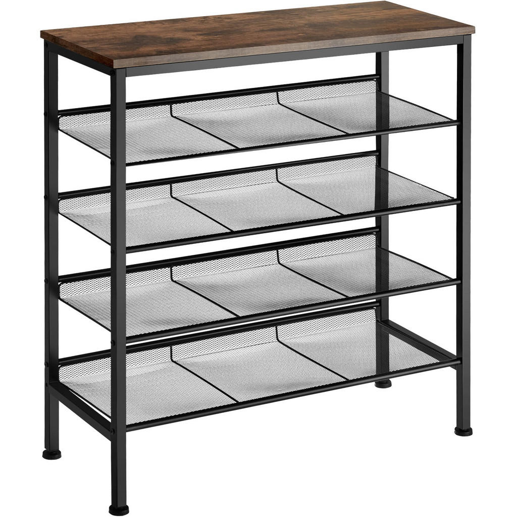 tectake Schuhregal, Rost, Holz, Rechteckig, 30.5x85.5x75.5 cm, Garderobe, Schuhaufbewahrung, Schuhregale tectake Schuhregal, Rost, Holz, Rechteckig, 30.5x85.5x75.5 cm, Garderobe, Schuhaufbewahrung, Schuhregale von tectake