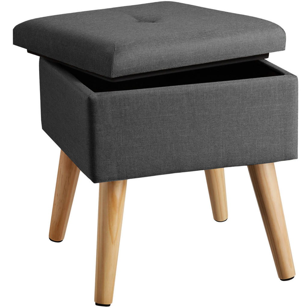 tectake SITZHOCKER Dunkelgrau tectake SITZHOCKER Dunkelgrau