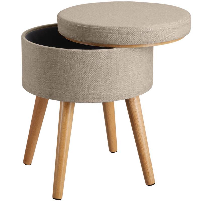 tectake SITZHOCKER Sand
