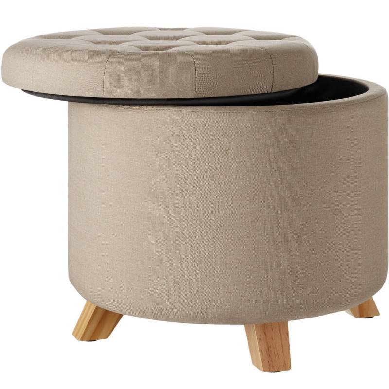 tectake SITZHOCKER Sand