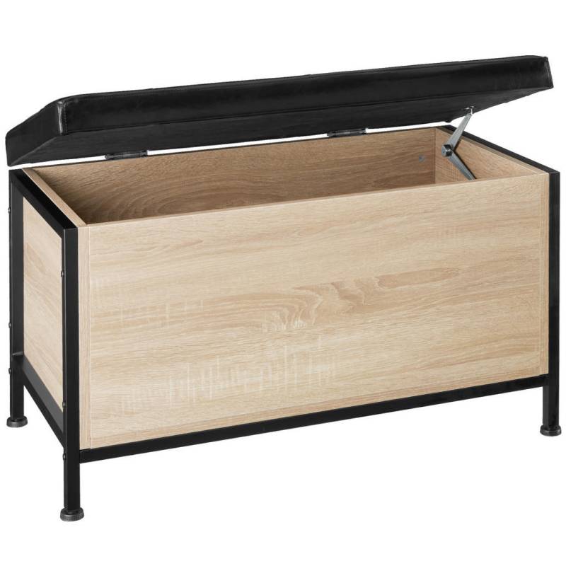 tectake SITZTRUHE Natur
