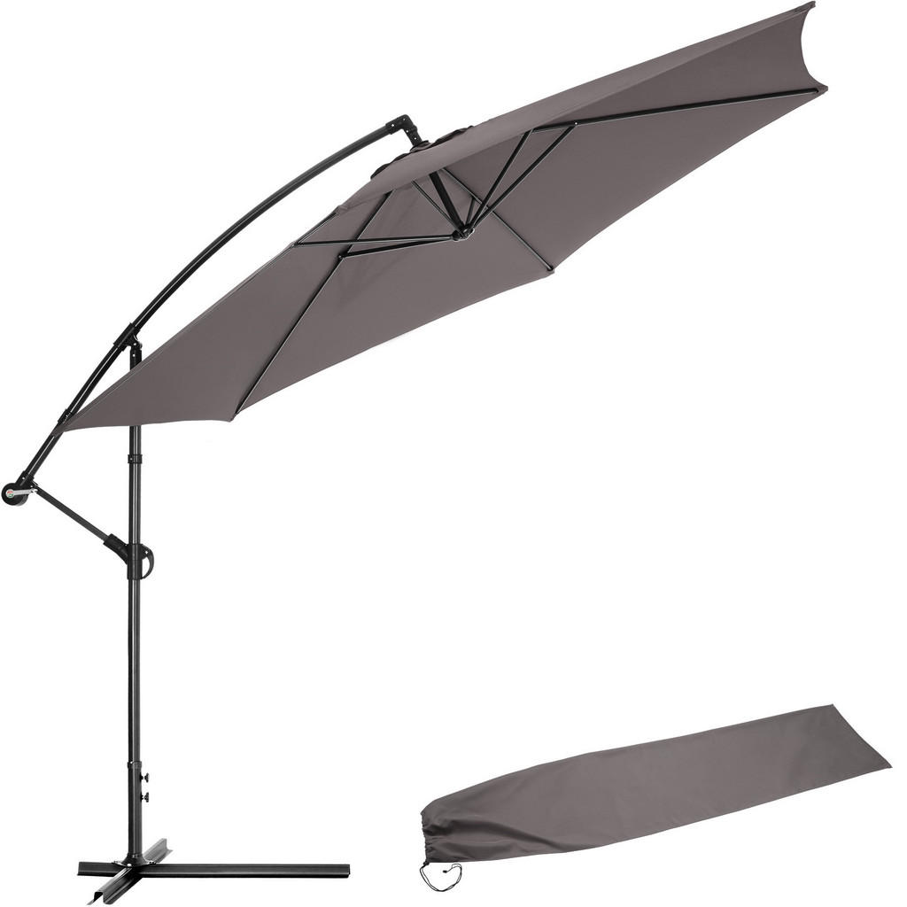 tectake SONNENSCHIRM Grau tectake SONNENSCHIRM Grau