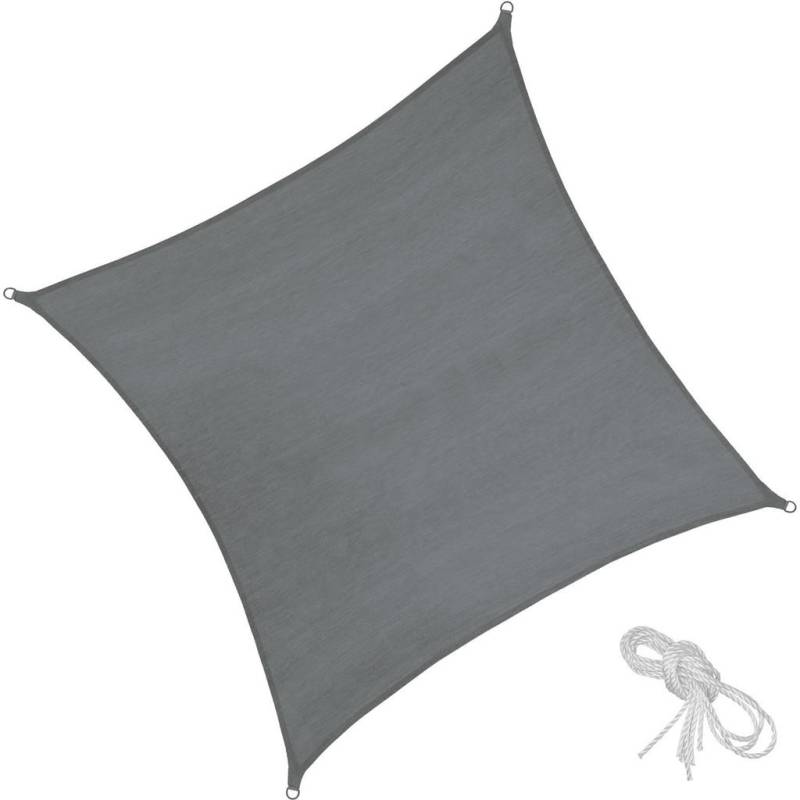 tectake SONNENSEGEL Grau