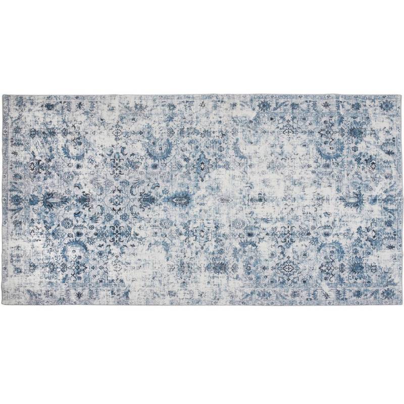 tectake TEPPICH Blau