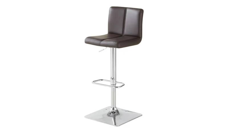uno Barhocker höhenverstellbar Heino ¦ braun ¦ Maße (cm): B: 42 H: 90 T: 49.0 Polstermöbel > Hocker > Barhocker - Höffner