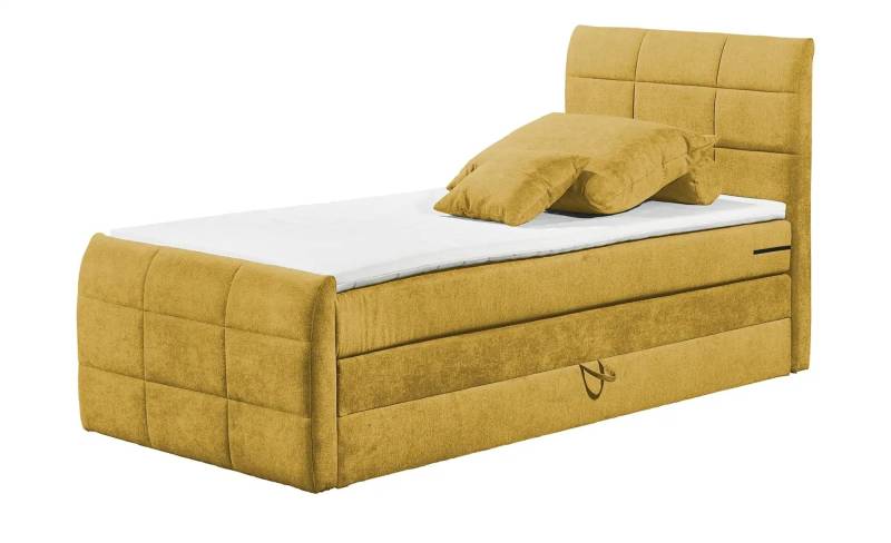 uno Boxspringbett mit Bettkasten Kosmo ¦ gelb ¦ Maße (cm): B: 103 H: 113 Betten > Einzelbetten - Höffner