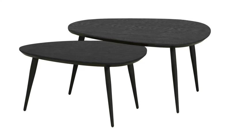 uno Couchtisch 2er Set  Dortmund ¦ schwarz Tische > Couchtische > Couchtische andere Formen - Höffner