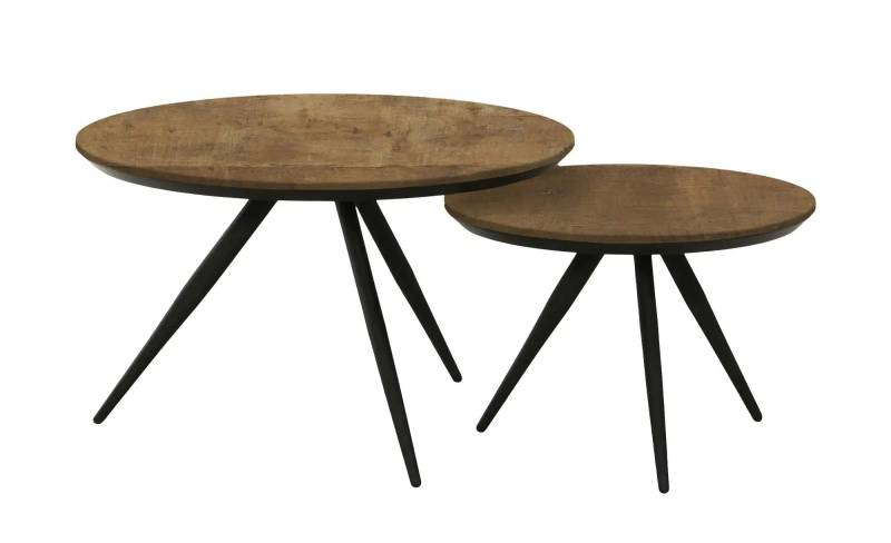 uno Couchtisch 2er-Set  Hayley ¦ holzfarben Tische > Couchtische > Couchtische rund - Höffner