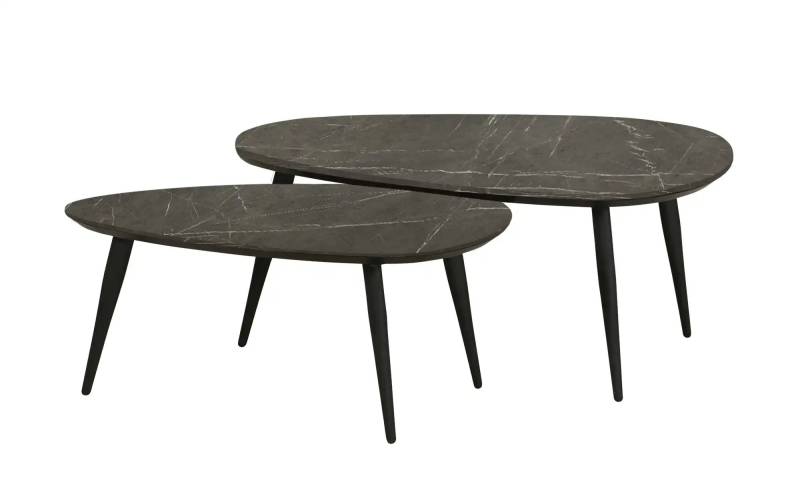 uno Couchtisch 2er-Set XL Dortmund ¦ grau Tische > Couchtische > Couchtische andere Formen - Höffner