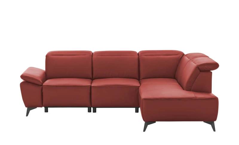 uno Ecksofa  Belfast ¦ rot ¦ Maße (cm): B: 260 H: 100 T: 203.0 Polstermöbel > Sofas > Ecksofas - Höffner