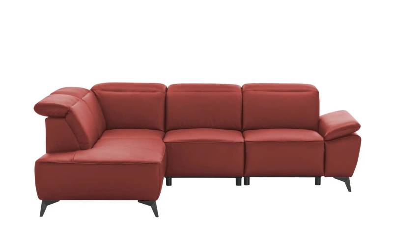 uno Ecksofa  Belfast ¦ rot ¦ Maße (cm): B: 260 H: 100 T: 203.0 Polstermöbel > Sofas > Ecksofas - Höffner