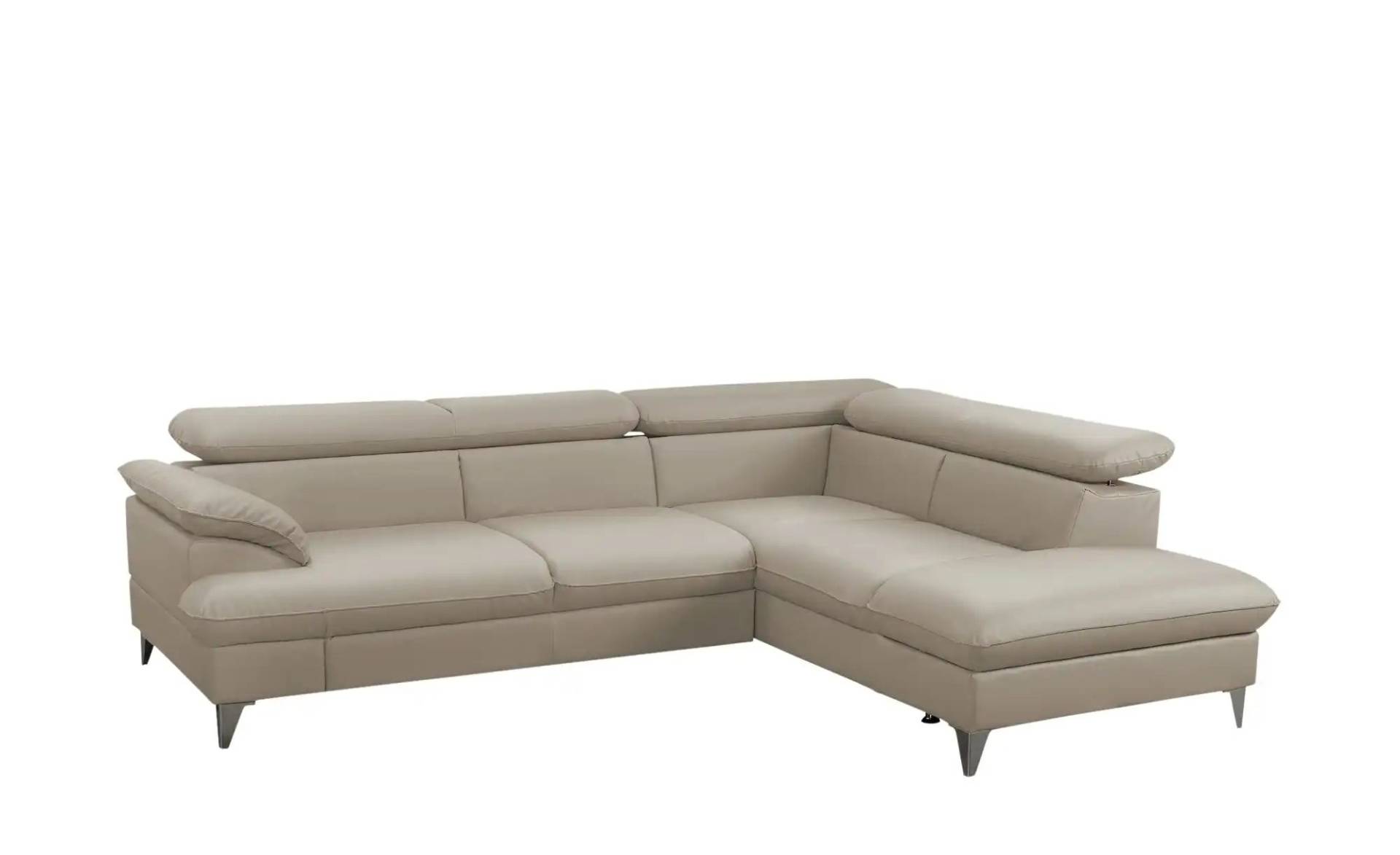 uno Ecksofa aus Kunstleder David ¦ beige ¦ Maße (cm): B: 256 H: 74 T: 208 Polstermöbel > Sofas > Ecksofas - Höffner