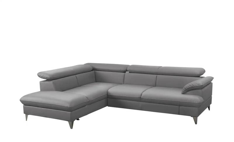 uno Ecksofa aus Kunstleder David ¦ grau ¦ Maße (cm): B: 208 H: 74 T: 256.0 Polstermöbel > Sofas > Ecksofas - Höffner
