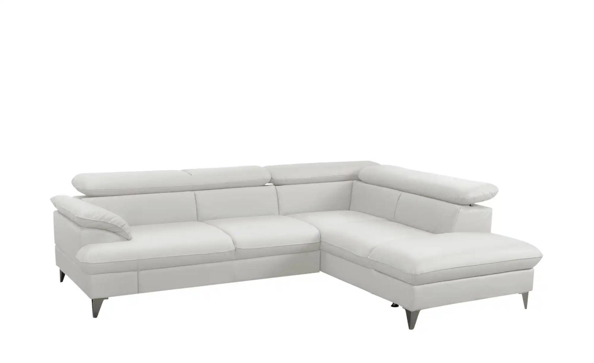 uno Ecksofa aus Kunstleder David ¦ grau ¦ Maße (cm): B: 256 H: 74 T: 208 Polstermöbel > Sofas > Ecksofas - Höffner