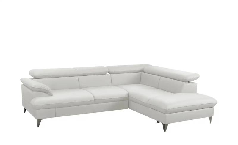 uno Ecksofa aus Kunstleder David ¦ grau ¦ Maße (cm): B: 256 H: 74 T: 208.0 Polstermöbel > Sofas > Ecksofas - Höffner