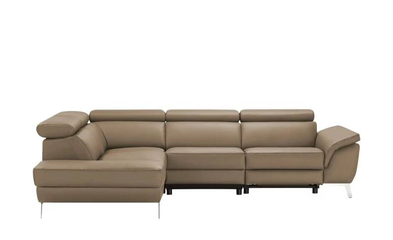 uno Ecksofa Leder  Dallas ¦ braun ¦ Maße (cm): B: 283 H: 74 T: 228.0 Polstermöbel > Sofas > Ecksofas - Höffner
