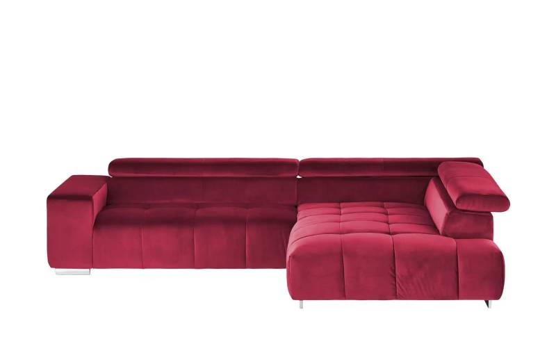 uno Ecksofa  Origo ¦ rot ¦ Maße (cm): B: 308 H: 70 T: 225.0 Polstermöbel > Sofas > Ecksofas - Höffner