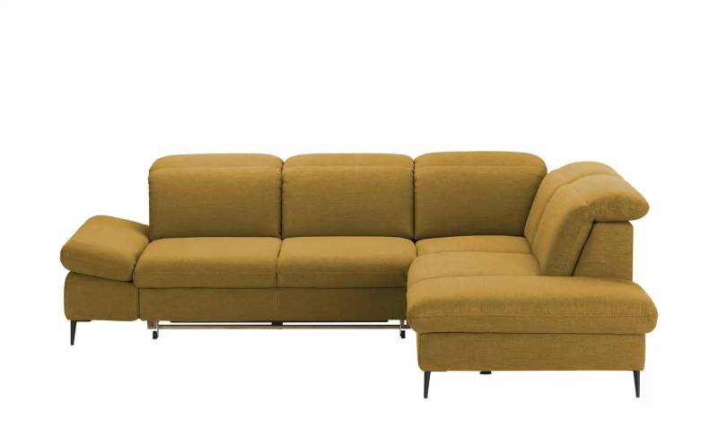 uno Ecksofa  Serra ¦ gelb ¦ Maße (cm): B: 268 H: 81 T: 215.0 Polstermöbel > Sofas > Ecksofas - Höffner