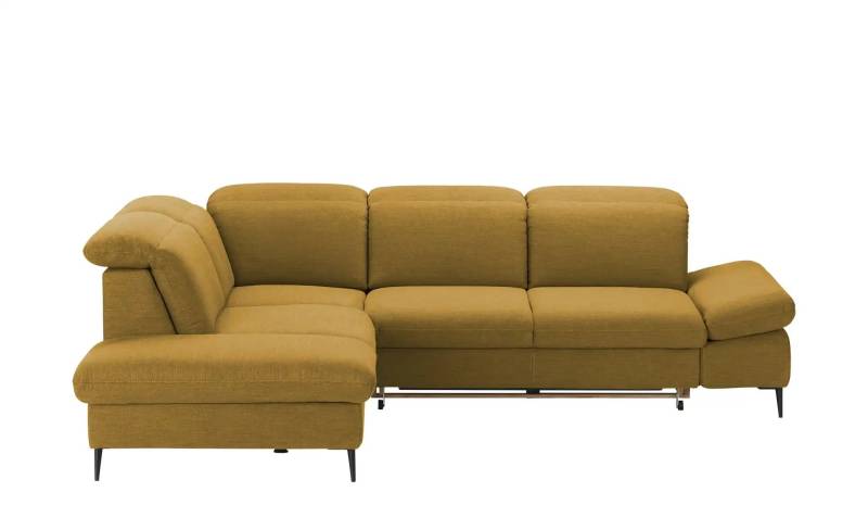 uno Ecksofa  Serra ¦ gelb ¦ Maße (cm): B: 268 H: 81 T: 215.0 Polstermöbel > Sofas > Ecksofas - Höffner