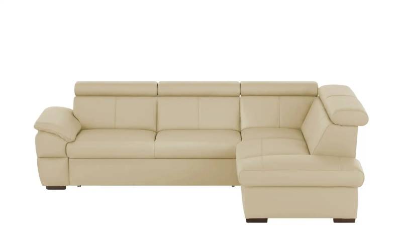 uno Ecksofa aus Echtleder Town ¦ beige ¦ Maße (cm): B: 264 H: 76 T: 210.0 Polstermöbel > Sofas > Ecksofas - Höffner