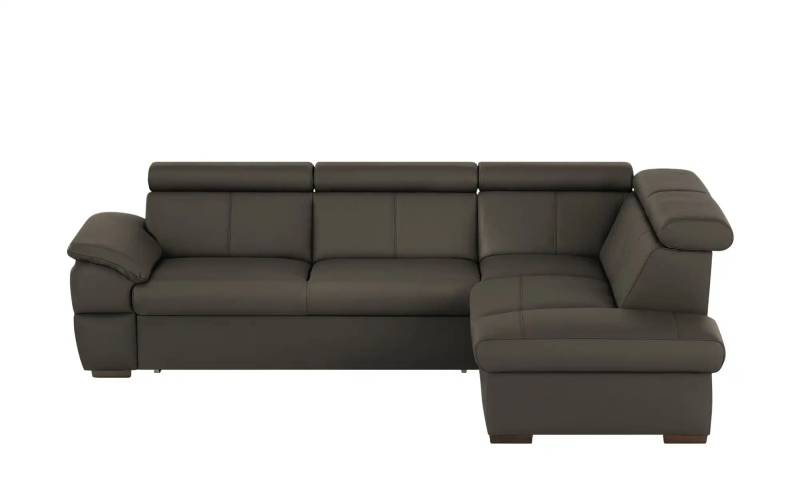 Primo Ecksofa aus Echtleder Town ¦ braun ¦ Maße (cm): B: 264 H: 76 T: 210.0 Polstermöbel > Sofas > Ecksofas - Möbel Kraft