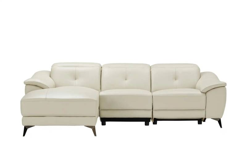 uno Ecksofa mit elektrischer Relaxfunktion Eva ¦ creme ¦ Maße (cm): B: 255 H: 78 T: 171.0 Polstermöbel > Sofas > 3-Sitzer - Höffner