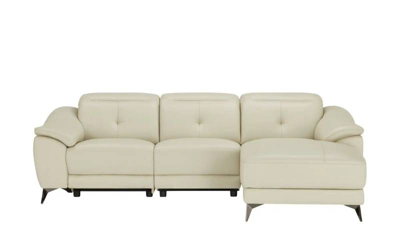 uno Ecksofa mit elektrischer Relaxfunktion Eva ¦ creme ¦ Maße (cm): B: 255 H: 78 T: 171.0 Polstermöbel > Sofas > 3-Sitzer - Höffner