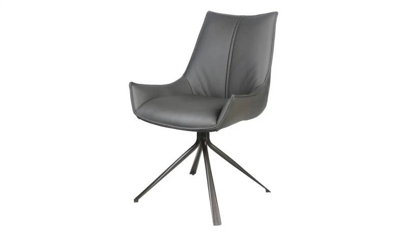 uno Esszimmerstuhl  Violetta ¦ grau ¦ Maße (cm): B: 57 H: 89 T: 64.0 Stühle > Küchenstühle > Polster Küchenstühle - Höffner