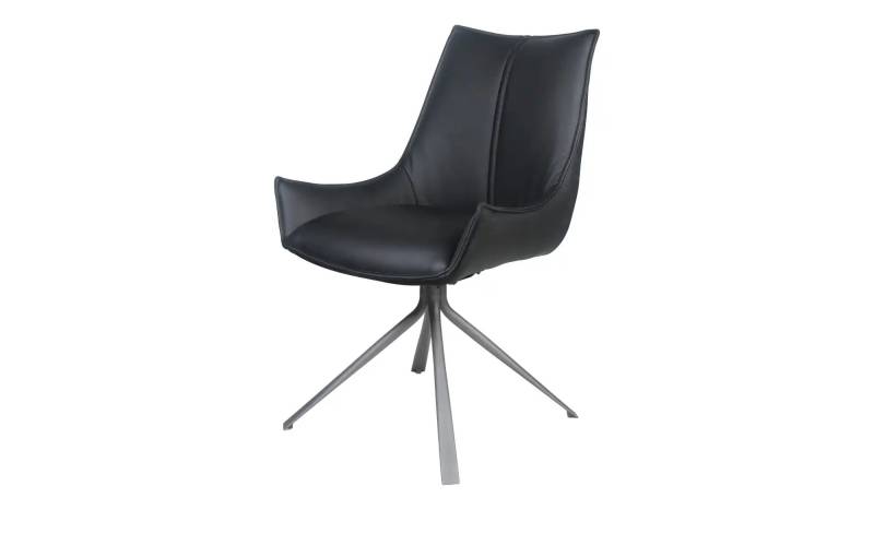 uno Esszimmerstuhl  Violetta ¦ schwarz ¦ Maße (cm): B: 57 H: 89 T: 64.0 Stühle > Küchenstühle > Polster Küchenstühle - Höffner