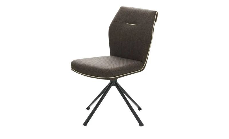uno Esszimmerstuhl drehbar Gilbert ¦ braun ¦ Maße (cm): B: 48 H: 86,7 T: 63.5 Stühle > Küchenstühle > Polster Küchenstühle - Höffner