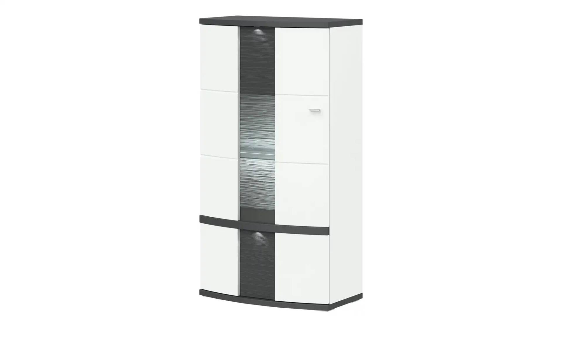 Primo Highboard   Gabbro ¦ weiß ¦ Maße (cm): B: 75 H: 142 T: 42.0 Kommoden & Sideboards > Highboards - Möbel Kraft